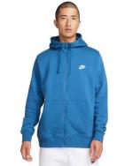 Nike Sportswear Core Club Sweatshirtjacke aus Baumwolle mit durchgehendem Reißverschluss, Blau