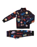  tuta tutina completo baby kit Neonati Bebè Unisex Nike Little Kids Printed Nero 