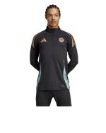  Bayern Monaco Adidas Felpa Allenamento Training Top Tiro Nero UOMO Mezza zip 