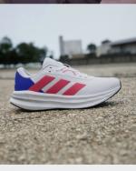 Sportschuhe Turnschuhe Lauf Jogging Adidas GALAXY 7 M Männer Cloud White Lucid Red Lucid Blue