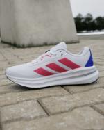 Sportschuhe Turnschuhe Lauf Jogging Adidas GALAXY 7 M Männer Cloud White Lucid Red Lucid Blue