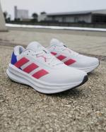 Sportschuhe Turnschuhe Lauf Jogging Adidas GALAXY 7 M Männer Cloud White Lucid Red Lucid Blue