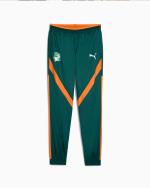  FIF Costa D avorio Ivory Coast Puma Pantaloni tuta Pants Verde con TASCHE a ZIP 