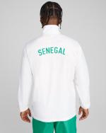  FSF SENEGAL Puma Giacca Stadium Pre Match Woven UOMO Bianco con TASCHE a ZIP 