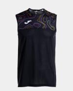 Joma Tournament Capsule PADEL Sleeveless Vest T-Shirt Black