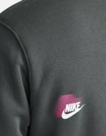 Nike Pullover Crew Standard Issue Baumwollfleece Grau Rauch Unisex Sport Sweatshirt