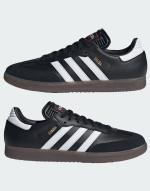  Scarpe Sneakers Futsal indoor UOMO Adidas Samba Nero pelle suede 