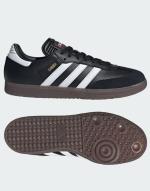  Scarpe Sneakers Futsal indoor UOMO Adidas Samba Nero pelle suede 