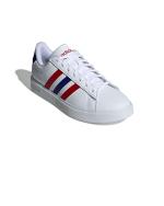  Scarpe Sneakers UOMO Adidas Grand Court 2.0 Bianco Rosso Blue Sportswear 