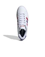  Scarpe Sneakers UOMO Adidas Grand Court 2.0 Bianco Rosso Blue Sportswear 