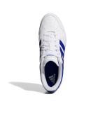  Scarpe Sneakers UOMO Adidas HOOPS 4.0 Low Bianco Azzurro Sportswear Lifestyle 