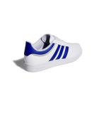  Scarpe Sneakers UOMO Adidas HOOPS 4.0 Low Bianco Azzurro Sportswear Lifestyle 