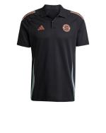 Poloshirt FC BAYERN adidas TIRO Herren Offiziell 2025 Schwarz