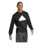 Adidas Future Icons BOS Crew French Terry Cotton Gauzato Herren Sport Rundhalspullover Sweatshirt Schwarz