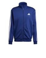  Tuta Intera Completa UOMO Adidas Basic 3-Stripes Fleece Blu con tasche 