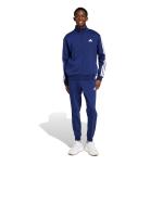  Tuta Intera Completa UOMO Adidas Basic 3-Stripes Fleece Blu con tasche 