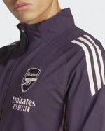  Arsenal Fc Adidas Giacca tuta rappresentanza Amaranto 2025 Presentation 