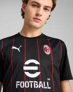  Ac Milan Puma Maglia Allenamento Training Nero Pre match Stadium SS 2025 