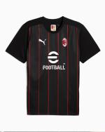  Ac Milan Puma Maglia Allenamento Training Nero Pre match Stadium SS 2025 