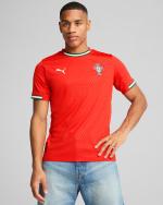 PORTUGAL FPF PUMA Home 2025 Rotes kurzärmliges Herren-Fußballtrikot