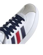  Scarpe Sneakers UOMO Adidas VL Court 3.0 Bianco Blue Rosso sportswear Lifestyle 