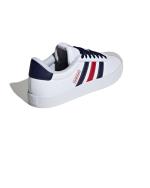  Scarpe Sneakers UOMO Adidas VL Court 3.0 Bianco Blue Rosso sportswear Lifestyle 