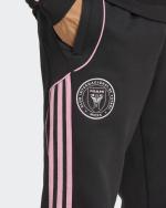 Inter Miami CF Cotton Herren Trainingshose 2025 Reißverschlusstaschen Baumwolle Schwarz