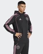 Inter Miami CF MLS Reise-Hoodie Adidas Schwarz 2025 Baumwolle