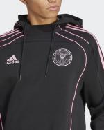 Inter Miami CF MLS Reise-Hoodie Adidas Schwarz 2025 Baumwolle