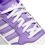  Scarpe Sneakers Donna ragazze Adidas Hoops Bold J Bianco Viola Sportswear 