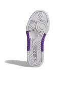  Scarpe Sneakers Donna ragazze Adidas Hoops Bold J Bianco Viola Sportswear 