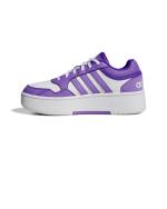  Scarpe Sneakers Donna ragazze Adidas Hoops Bold J Bianco Viola Sportswear 