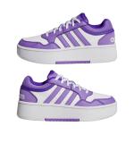  Scarpe Sneakers Donna ragazze Adidas Hoops Bold J Bianco Viola Sportswear 