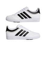  Scarpe Sneakers UOMO Adidas HOOPS 4.0 Low Bianco Nero sportswear 