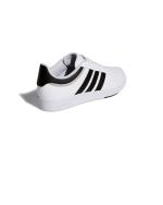  Scarpe Sneakers UOMO Adidas HOOPS 4.0 Low Bianco Nero sportswear 