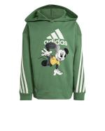 Addias Disney Mickey Mouse Kapuzenpullover aus Baumwolle, Grün