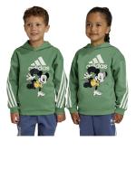 Addias Disney Mickey Mouse Kapuzenpullover aus Baumwolle, Grün