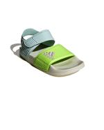  Ciabatte Sandali Bambini Unisex Adidas Adilette Kids Verde Azzurro 