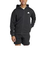 Hoodie Sportjacke Adidas Future Icons Badge Of Sport Full-Zip Baumwolle Herren Schwarz