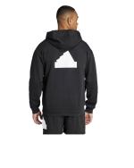 Hoodie Sportjacke Adidas Future Icons Badge Of Sport Full-Zip Baumwolle Herren Schwarz