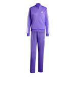 Adidas DAMEN 3-Streifen Polyester Lila Kompletter Trainingsanzug