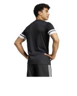  Maglia Calcio Football Shirt UOMO Adidas Squadra 25 Jersey Nero Bianco 