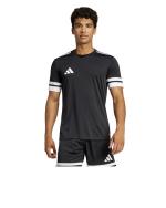  Maglia Calcio Football Shirt UOMO Adidas Squadra 25 Jersey Nero Bianco 