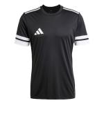  Maglia Calcio Football Shirt UOMO Adidas Squadra 25 Jersey Nero Bianco 