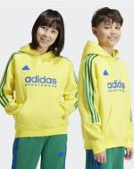 Adidas Tiro Nation Pack Hoodie Sweat Baumwollfleece Kinder Gelb