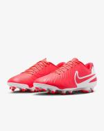 Fußballschuhe Nike LEGEND 10 CLUB FG/MG Herren Hot Lava Weiß