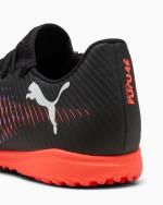 Fußballschuhe Puma Future 8 Play TURF Trainer Schwarz Weiß-Leuchtend Rot Herren