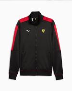 Scuderia Ferrari Race MT7 Herren-Sportjacke aus Polyester und Baumwolle, Schwarz