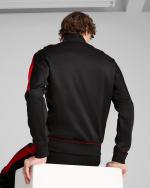 Scuderia Ferrari Race MT7 Herren-Sportjacke aus Polyester und Baumwolle, Schwarz