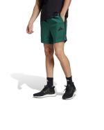  Pantaloncini Shorts UOMO Adidas Essentials Single Jersey 3-Stripes 7 Verde 